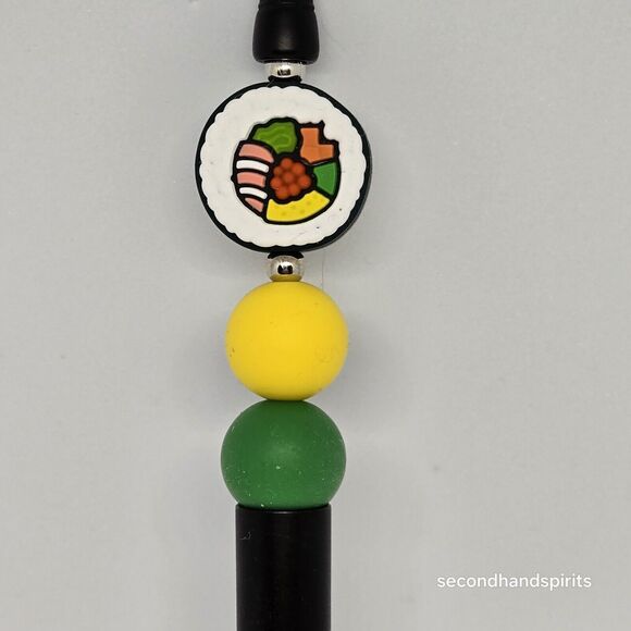 Sushi Food Themed Plastic Beaded Pen - Picture 2 of 3